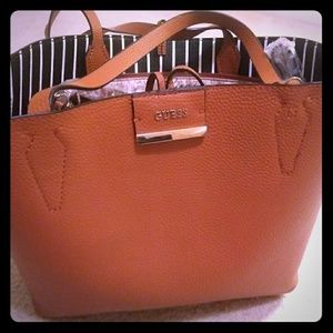 GUESS Versatile purse brown or zebra stripes